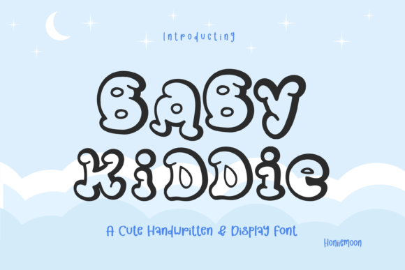 Baby Kiddie Font: A Playful Display Font for Handmade Labels & Printables