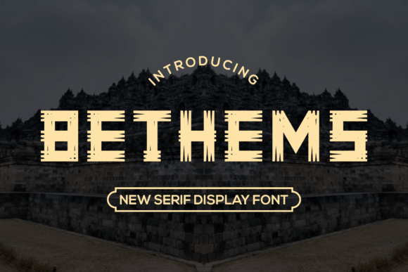 Bethems Display Font for Bold, Whimsical Web Headlines