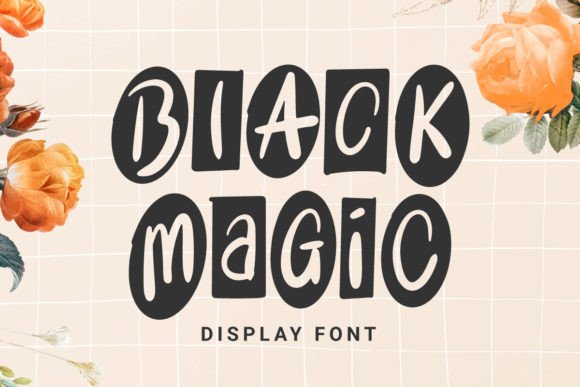 Black Magic Display Font for Bold, Playful Branding