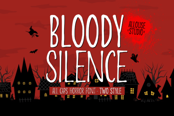 Bloody Silence: A Horror Display Font for Makers