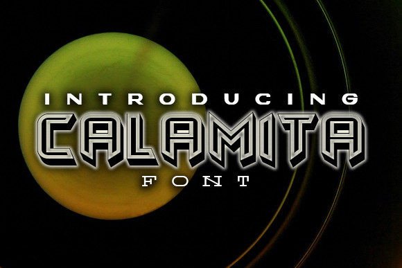 Calamita: A 3D Display Typeface for Editorial Impact