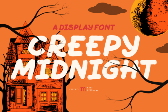 Creepy Midnight Font for Handmade & Printable Creators