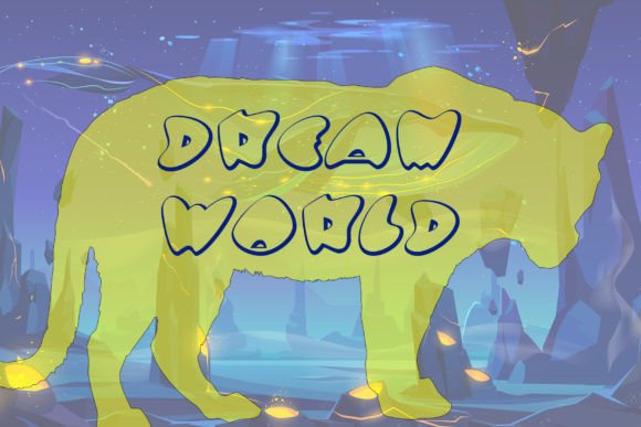 Dream World: A Whimsical Display Font for Magical Design