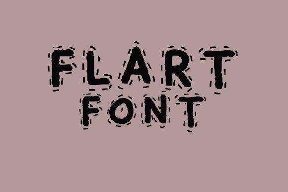 Flart Handwritten Display Font for Playful Branding