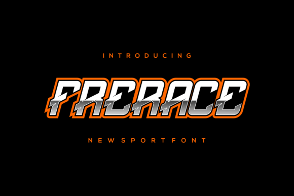 Frerace Display Font for Modern Handmade Brands