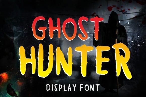 Ghost Hunter Display Font for Spooky Yet Fun Web Design