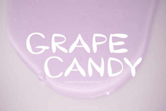 Grape Candy Font for Playful, Professional Branding