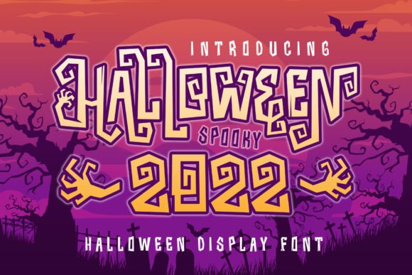 Halloween 2022 Display Font for Digital Branding