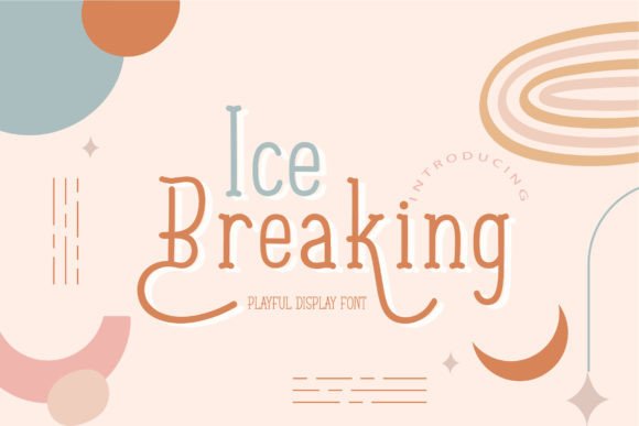 Ice Breaking Font: A Stylish Serif Display Typeface for Creative Brands