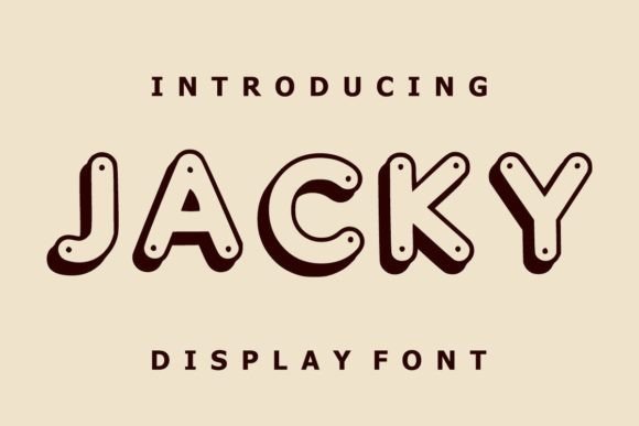 Jacky: A Friendly, Bold Display Font for Thoughtful Design