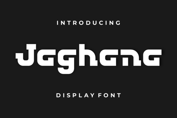 Jaghana Display Font for Fresh, Playful Branding