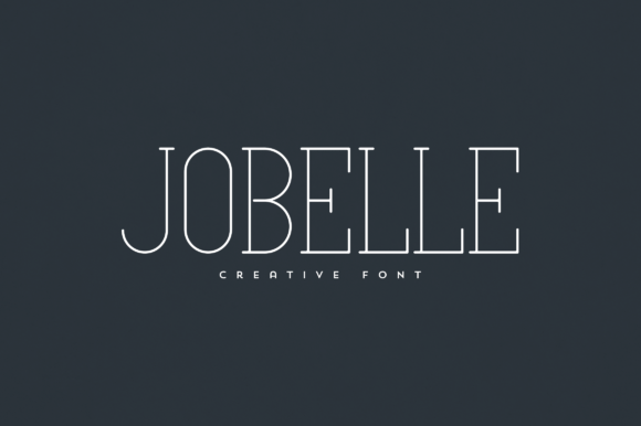 Jobelle: An Elegant Display Font for Distinctive Branding