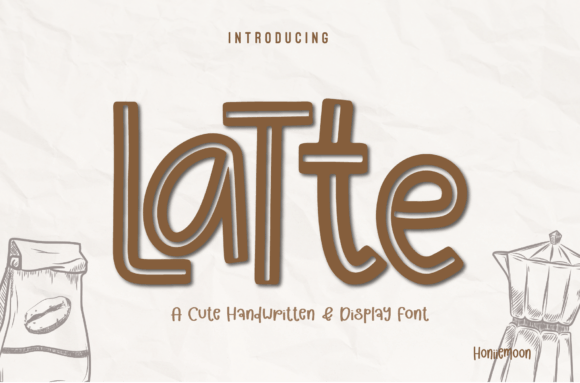 Latte Font: A Playful Display Font for Handmade Brands
