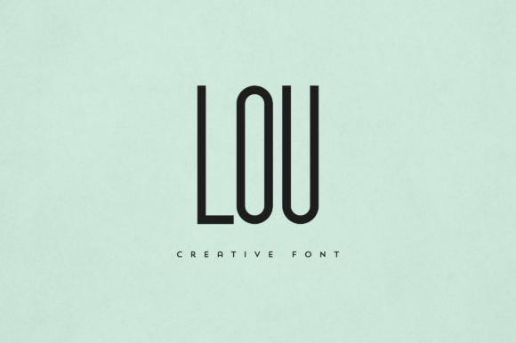 Lou Display Font for Elegant Digital Branding