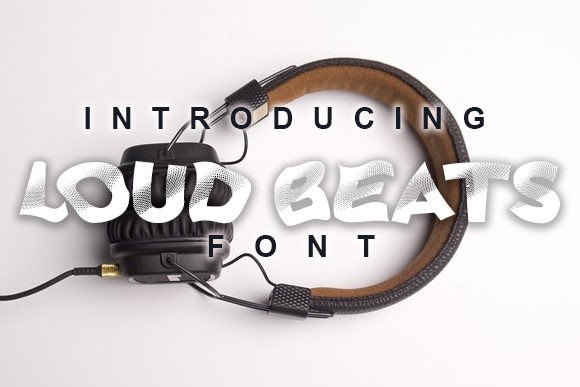 Loud Beats Display Font for Handmade Creatives