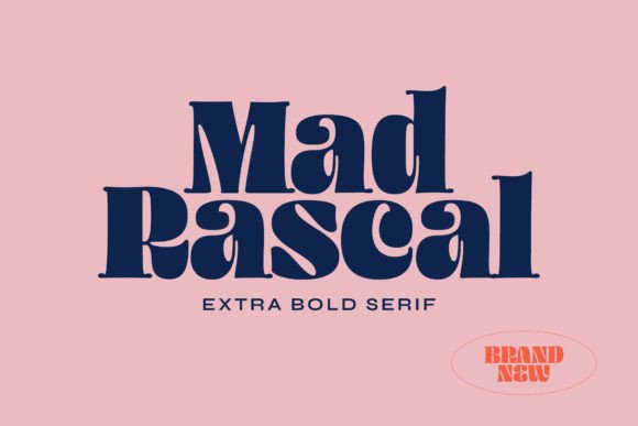 Mad Rascal Display Font for Bold Handmade Branding
