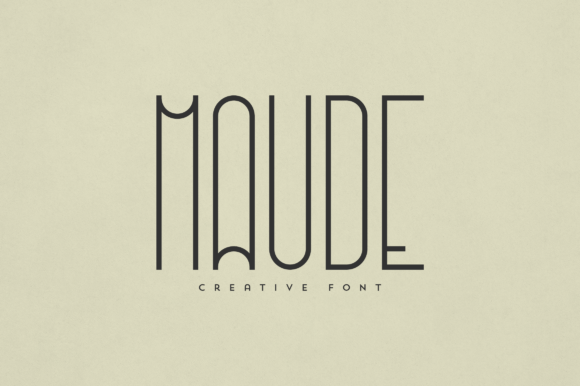 Maude Display Font for Professional Branding