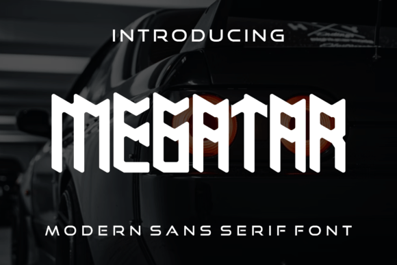 Megatar: A Classy Display Font for Modern Designers
