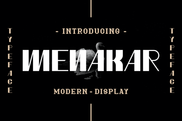 Menakar: A Bold Display Font for Modern Web Design