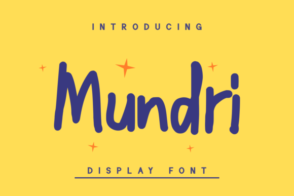 Mundri: A Whimsical Display Font for Editorial Charm
