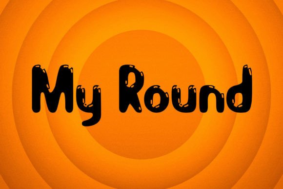 My Round Display Font for Playful Branding
