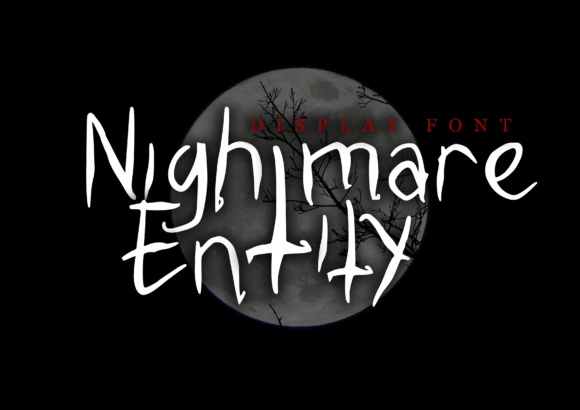 Nightmare Entity: A Creepy Display Font for Editorial Horror Design