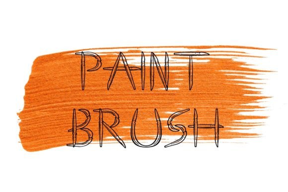 Paint Brush Font for Small Business Branding
