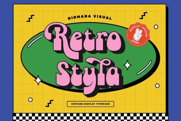 Retro Styla Font: A ’70s-Inspired Display Typeface for Bold Branding