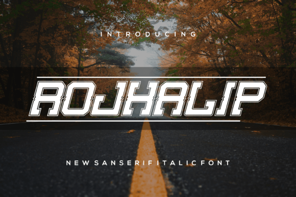 Rojhalip Display Font for Bold Campaign Headlines