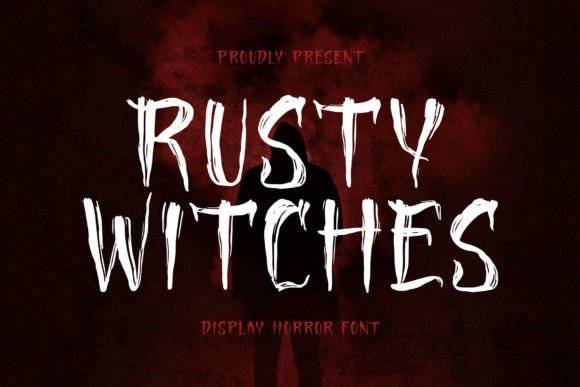 Rusty Witches Display Font for Handmade Horror & Witchy Brands