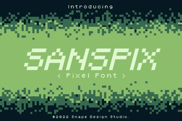 Sanspix: A Retro Pixel Font for Editorial Impact