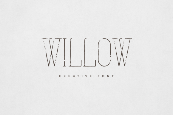 Willow: An Elegant Display Font for Distinctive Branding