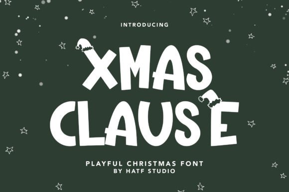 Xmas Clause: A Playful Christmas Font for Festive Editorial Design
